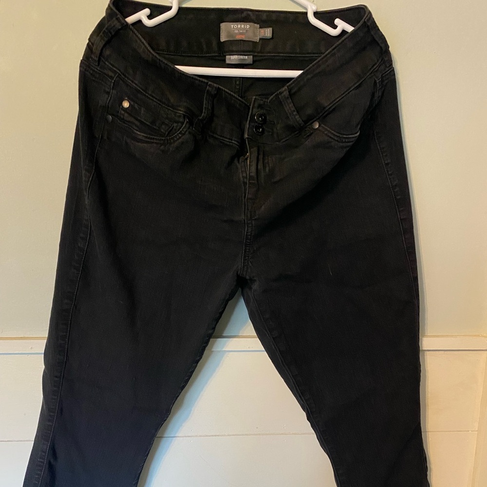 Black torrid jeans (2) pairs